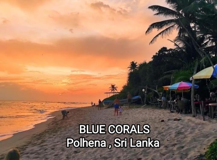 Blue Corals Beach Bungalow Matara Bagian luar foto