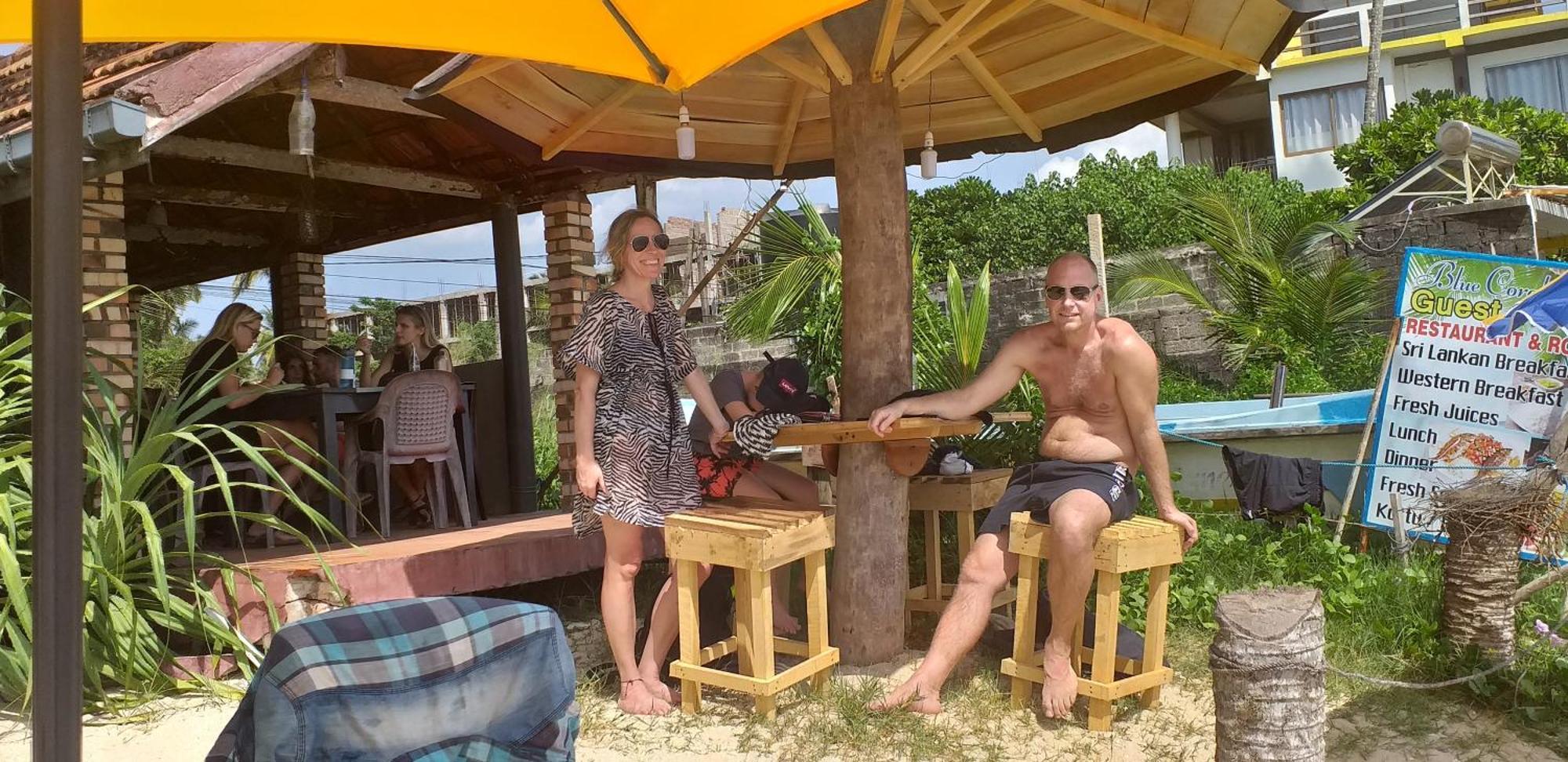 Blue Corals Beach Bungalow Matara Bagian luar foto